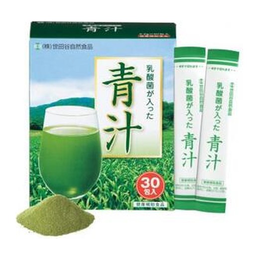 乳酸菌が入った青汁のパッケージ